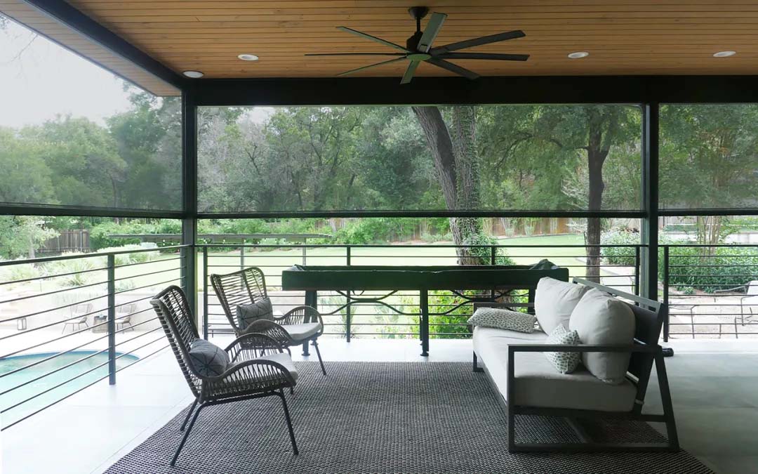 Draper outdoor shading solutions